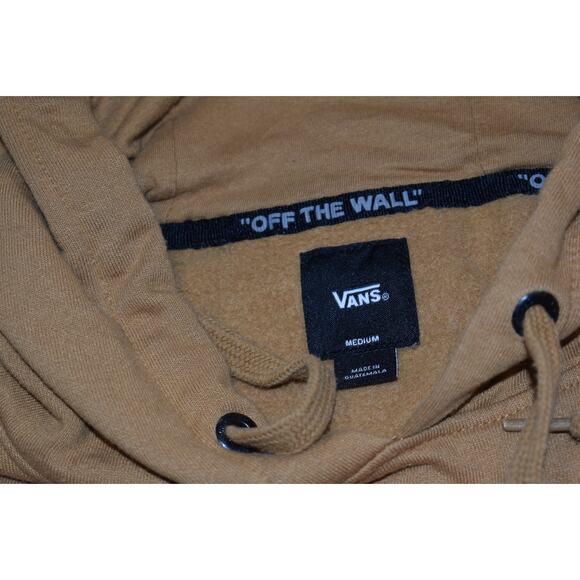 Vans Off The Wall Hoodie Pullover Men Size Medium Performance Gold Skateboarding - Picture 5 of 6